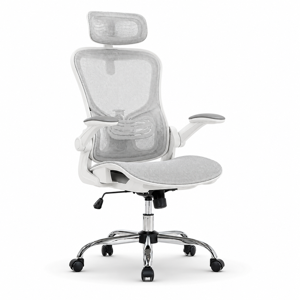 Chaise de bureau AirFlow maille respirante, Inclinaison 120° Confort ergonomique