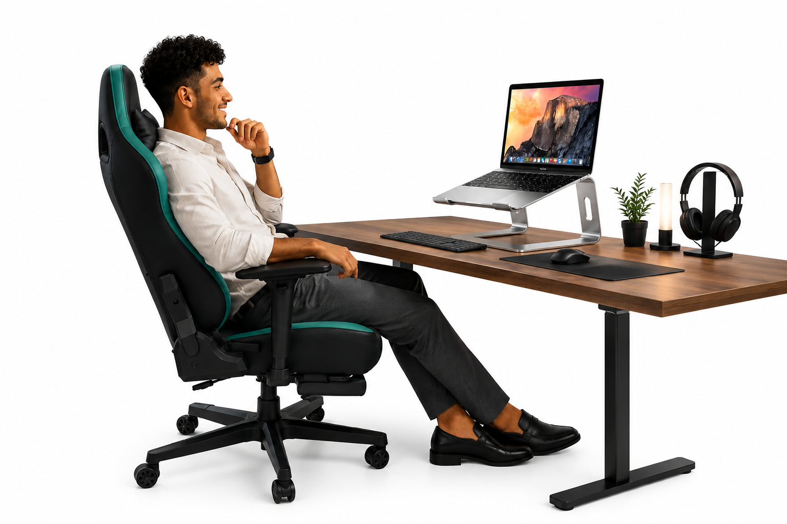 Chaise de bureau Gaming Titan Leather