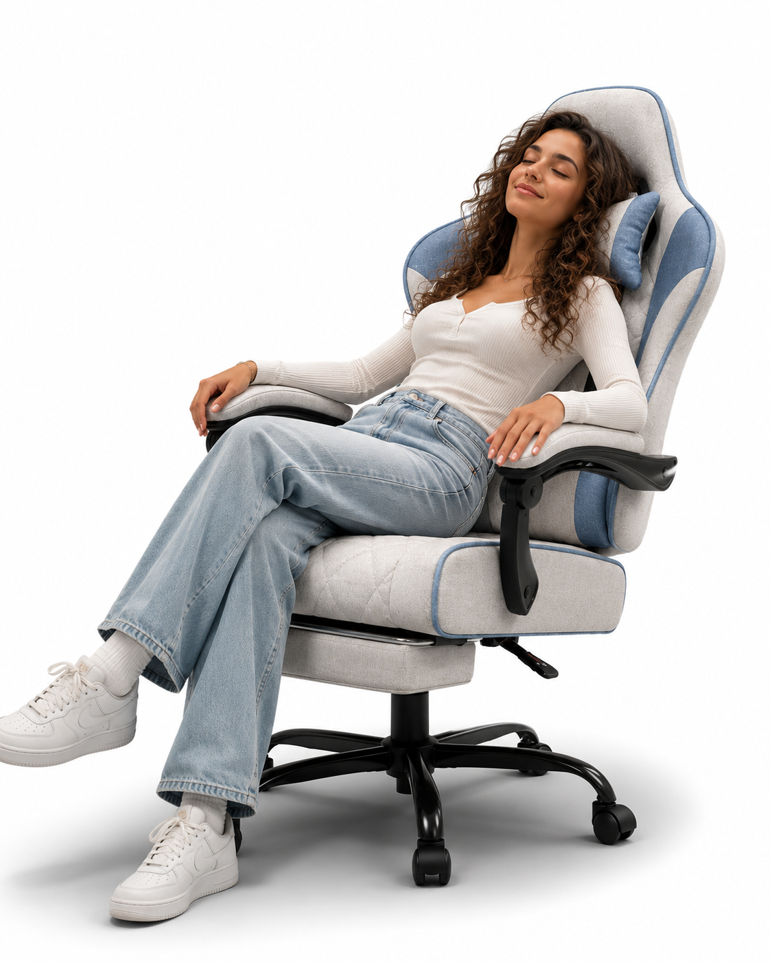 PRESTIGE Chaise de bureau gaming  revêtement en cuir PU premium