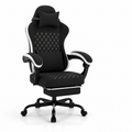 Chaise gaming  VX7 Edenseat noir - vue de côté - dossier inclinable 90° à 135°