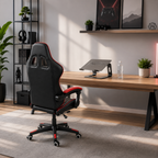 Chaise gaming simili cuir Apex Edenseat - base 5 branches et roulettes silencieuses