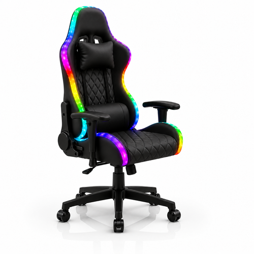 Chaise Gaming Pro Max RGB - vue de face - Edenseat