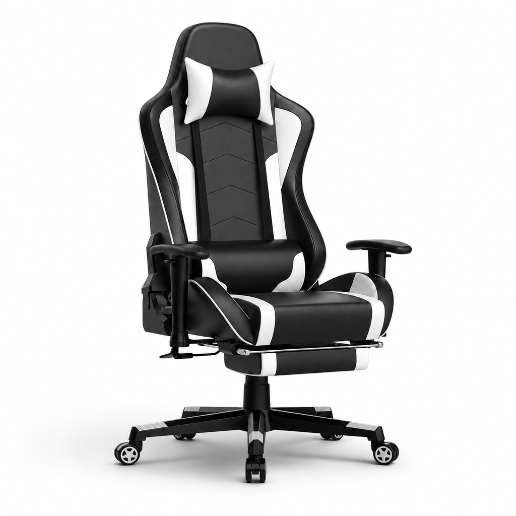 Chaise Gaming Bluetooth - Haut-Parleurs Intégrés & Rotation 360°