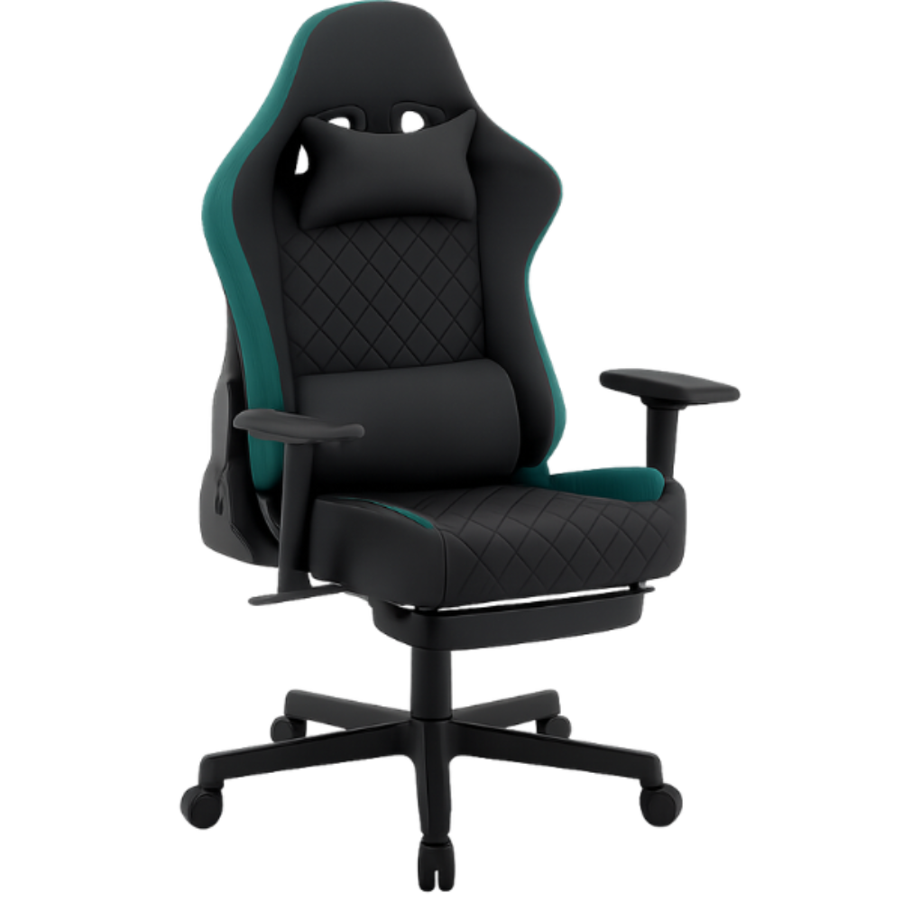 Titan Leather Chaise de bureau Gaming/ Fauteuil de Gamer, matériaux de haut gamme