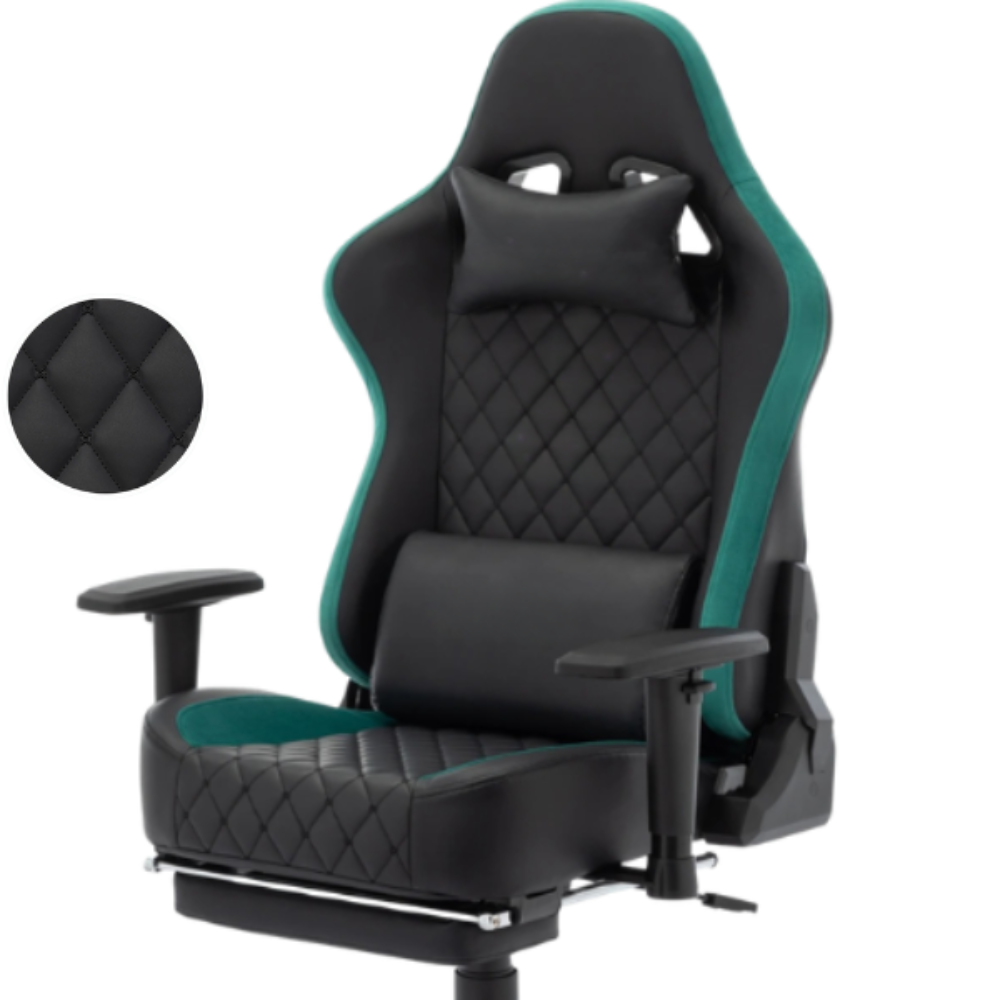 Titan Leather Chaise de bureau Gaming/ Fauteuil de Gamer, matériaux de haut gamme