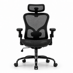 Chaise de bureau AirFlow maille respirante, Inclinaison 120° Confort ergonomique