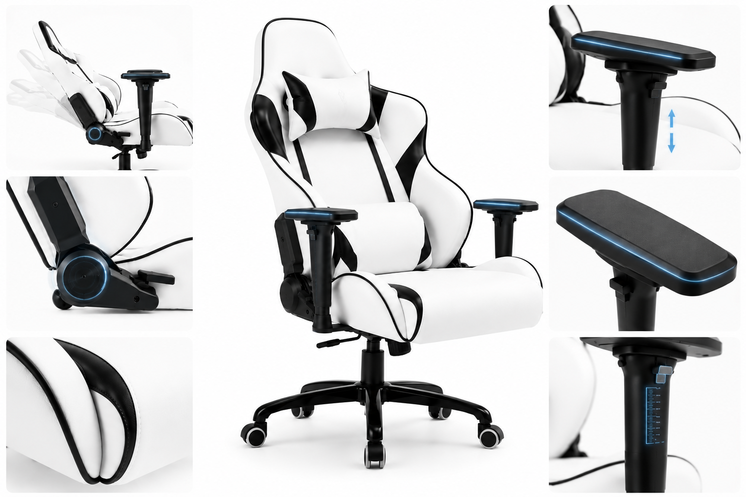 Ragnarok Chaise de bureau ergonomique Gaming