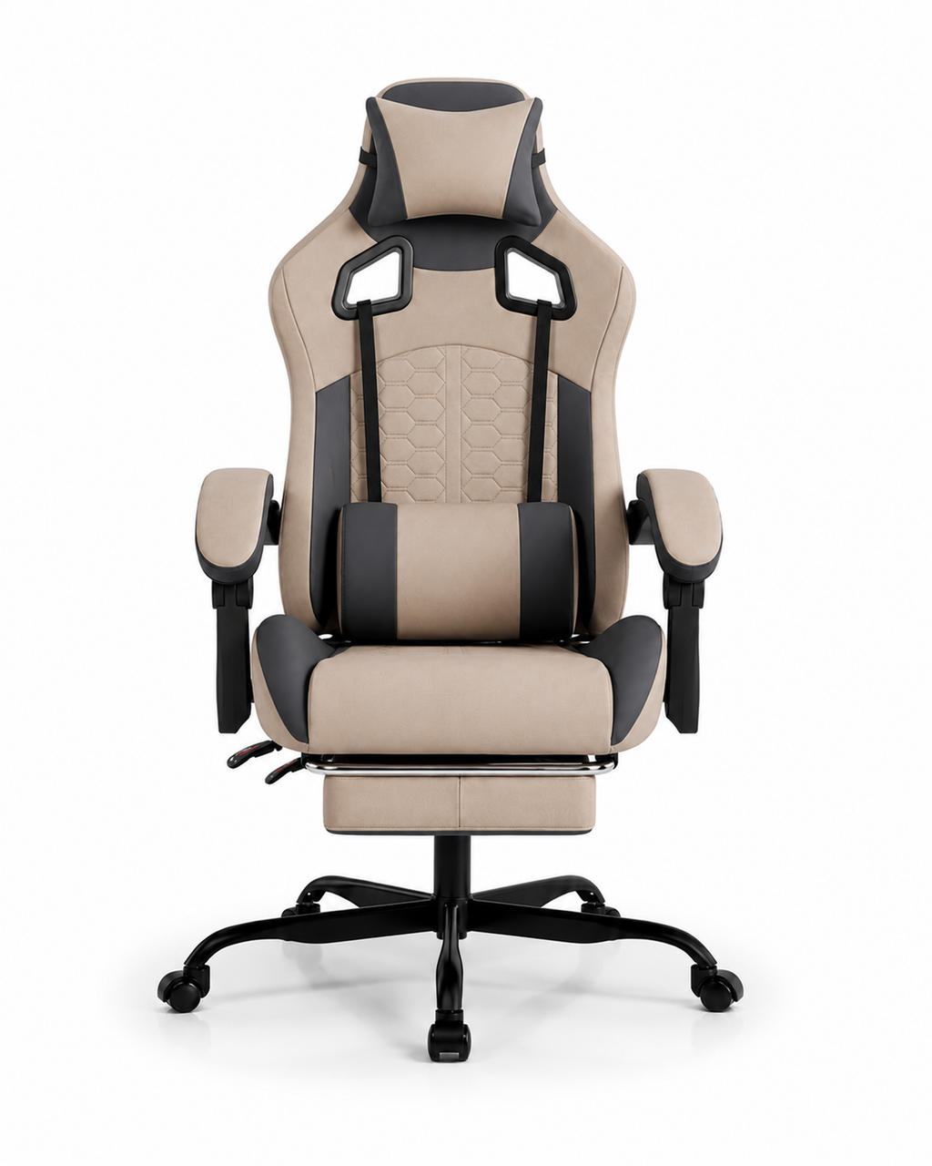 Fauteuil de bureau ergonomique & Gaming CyberGlow, revêtement synthétique de qualité