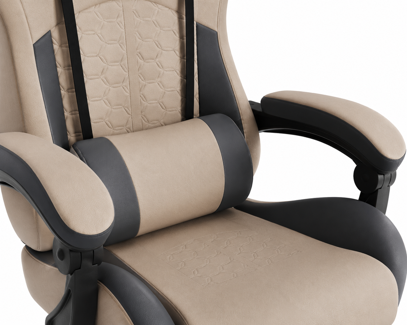 Fauteuil de bureau ergonomique & Gaming CyberGlow, revêtement synthétique de qualité
