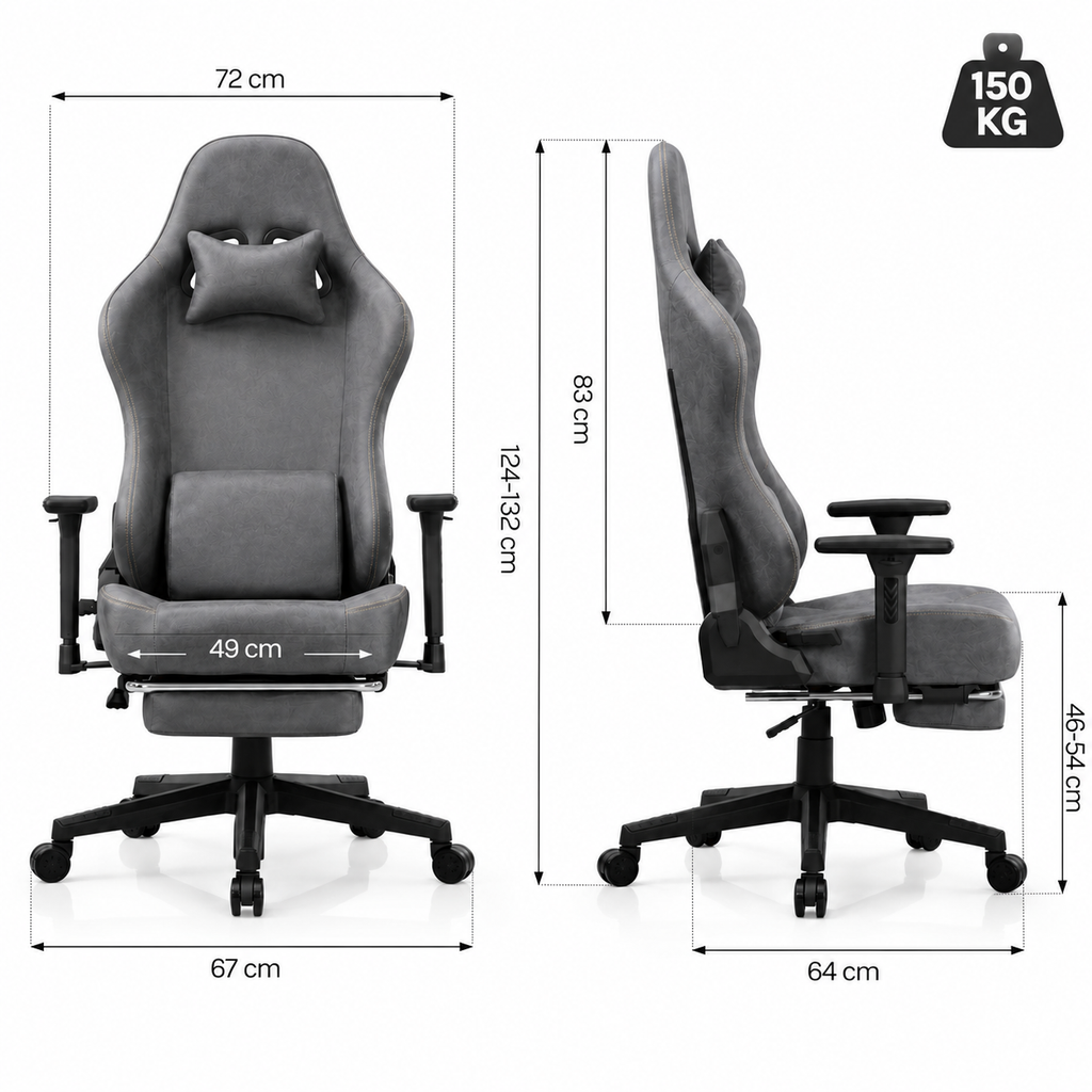 Chaise gaming RX7 Edenseat dimension sur mesure