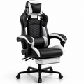 Fauteuil de bureau ergonomique & Gaming CyberGlow, revêtement synthétique de qualité