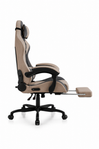 Fauteuil de bureau ergonomique & Gaming CyberGlow, revêtement synthétique de qualité