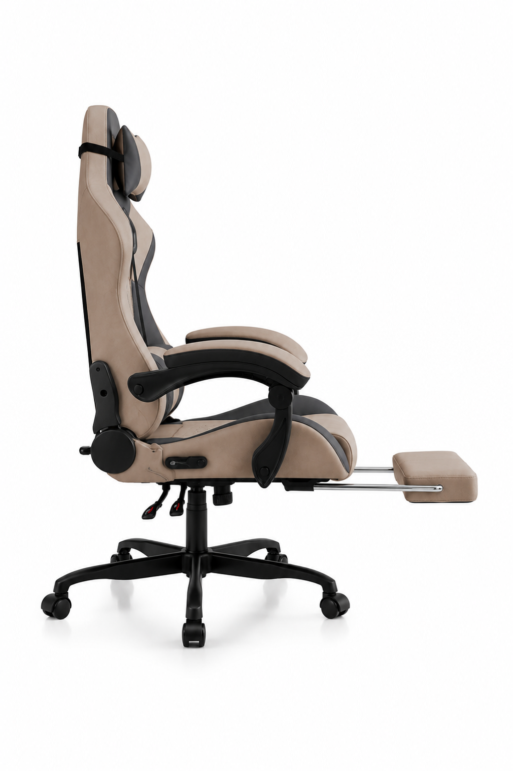 Fauteuil de bureau ergonomique & Gaming CyberGlow, revêtement synthétique de qualité